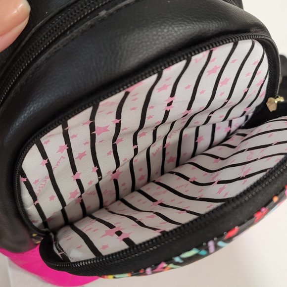 Betsey Johnson Confetti Bear Backpack mini cute fun - Picture 7 of 8